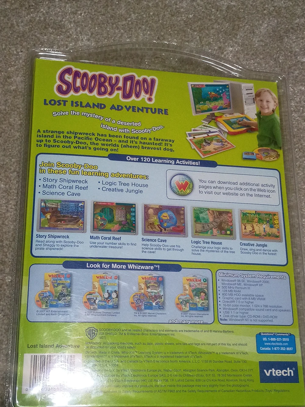 Whiz Kid Scooby-Doo! Lost Island Adventure (Yellow/Blue)